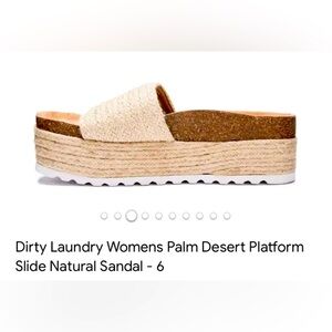 Dirty Laundry Desert Palm Platform Shoes